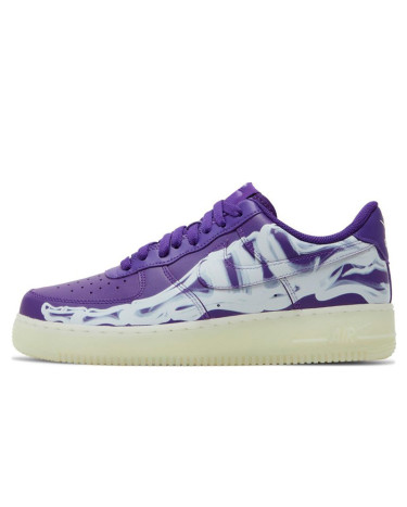 Nike Air Force 1 Low Purple Skeleton CU8067 500