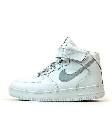 Nike Air Force 1 High White Reflective Winter Fur