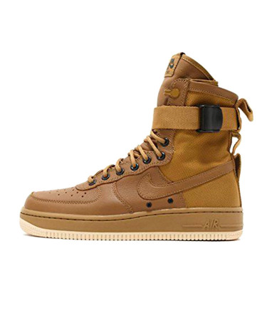 917753 004 SF Air Force 1 Mid Brown