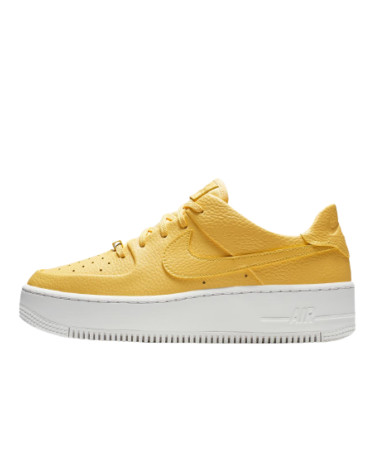 Nike air force 1 gold logo cheap