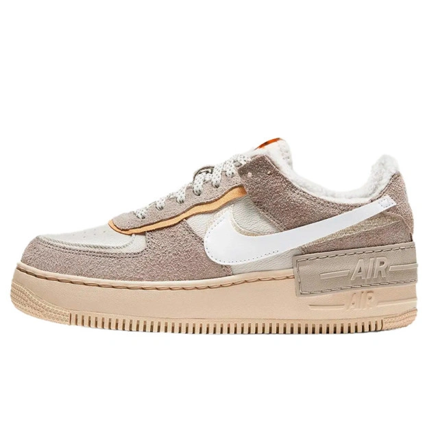 Nike af1 shadow air force 1 pale ivory gold purple top