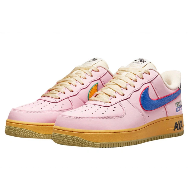 Nike air force 1 baffo rosa on sale