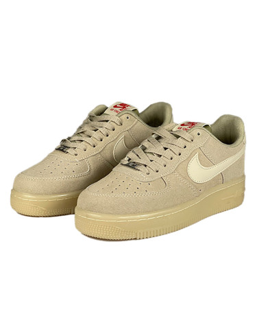 Nike air force 1 beige suede shop