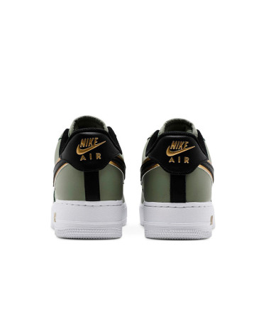 Nike air force 1 low black and gold top