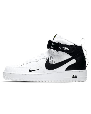 804609 103 Air Force 1 07 Mid LV8 Utility White Black