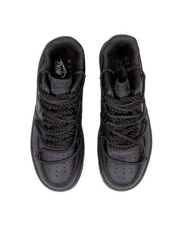 Nike air force 1 black laces top