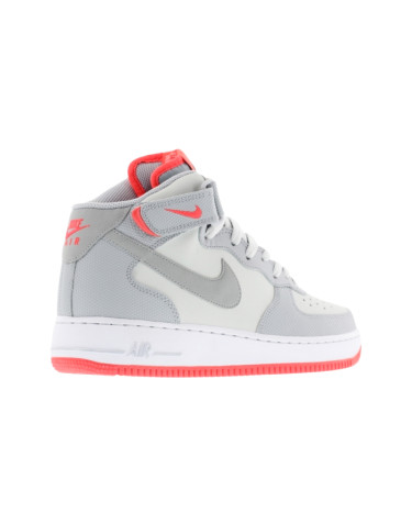 Air Force Mid Pure Platinum Wolf Grey Bright Crimson 315123-030