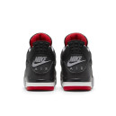 Jordan 4 Black Red Gray Winter with FUR