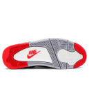 Jordan 4 Black Red Gray Winter with FUR