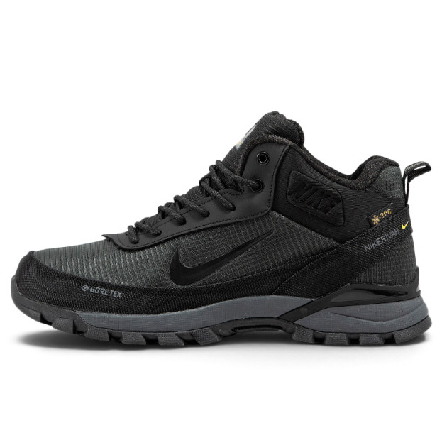 Nike Rivah Gore-Tex Black Grey Winter з ХУТРОМ
