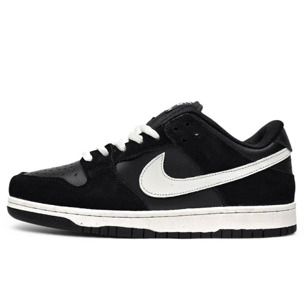 Nike SB Dunk Low Black White Two С МЕХОМ