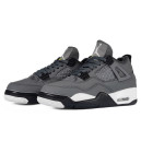Jordan 4 Grey Black White With FUR