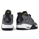 Jordan 4 Grey Black White With FUR