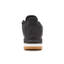 Jordan 4 Black White Gum With With FUR