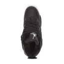 Jordan 4 Black White Gum With With FUR