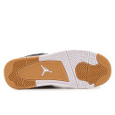 Jordan 4 Black White Gum With With FUR