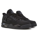 Jordan 4 Total Black With With FUR