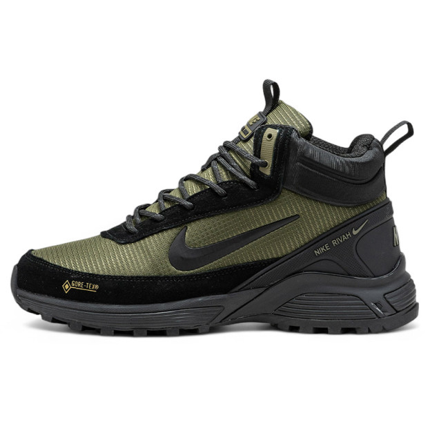 Nike Rivah Gore-Tex Khaki Black З ХУТРОМ