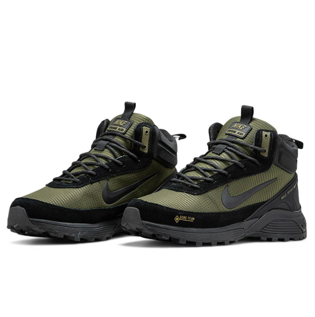 Nike Rivah Gore-Tex Khaki Black З ХУТРОМ