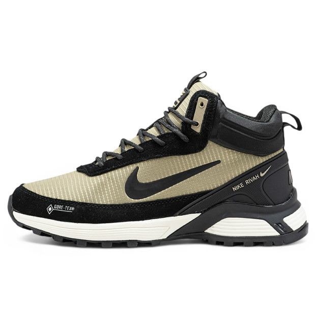 Nike Rivah Gore-Tex Beige Black С МЕХОМ