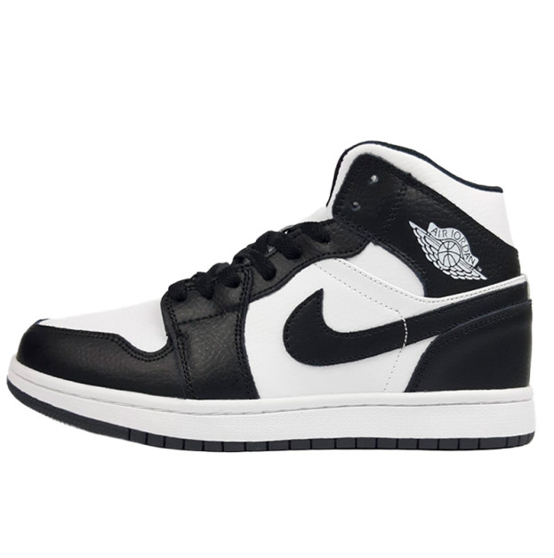 Jordan 1 Retro High Black White Winter With FUR