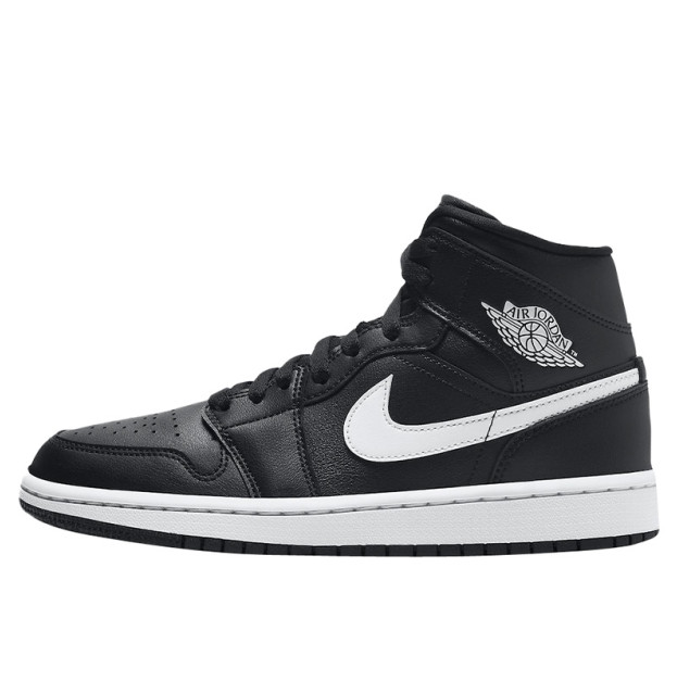 Jordan 1 Mid Black White BQ6472-011