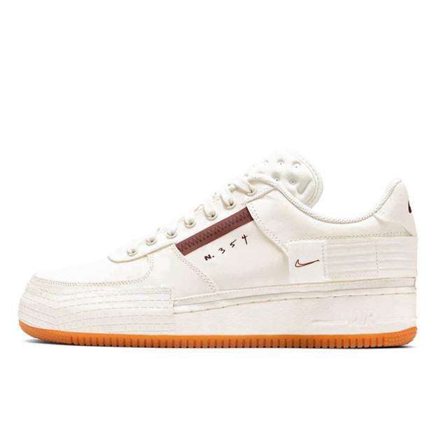 Nike Air Force 1 Type Light Ivory-Earth Brown CJ1281-100