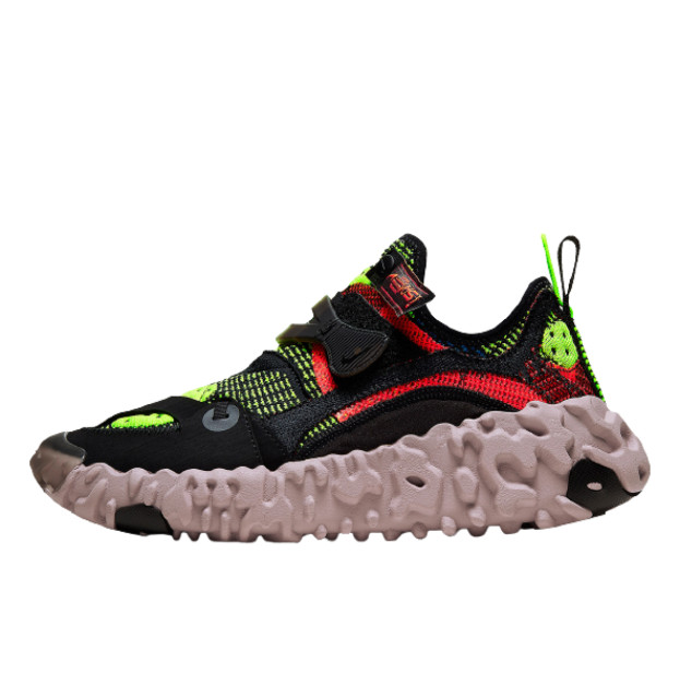 Nike ISPA OverReact FlyKnit Black Red Volt CD9664-001