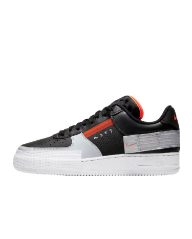 Nike Air Force 1 Type Black Hyper Crimson CQ2344-001
