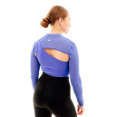 Топ з довгим рукавом Nike LS TOP CROPPED NVT FB5683-413