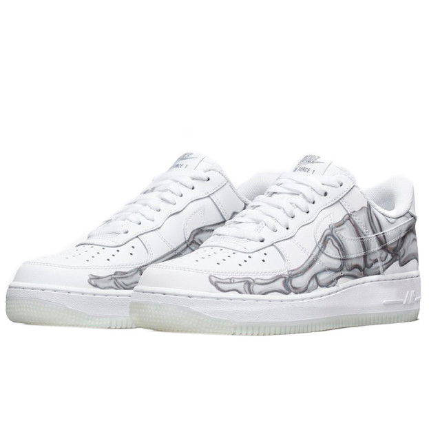 Nike Air Force 1 07 Low Skeleton Halloween BQ7541-100