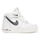Nike Air Force 1 High White Black Winter With FUR