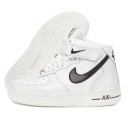 Nike Air Force 1 High White Black Winter With FUR