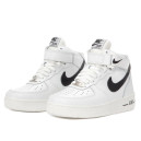 Nike Air Force 1 High White Black Winter With FUR