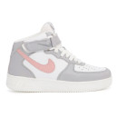 Nike Air Force 1 High Grey Pink Winter With FUR