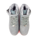 Nike Air Force 1 High Grey Red Suede Winter З ХУТРОМ