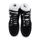 Jordan 1 Retro Mid Black White Winter With FUR