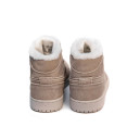 Jordan 1 Rerto Mid Beige Winter With FUR