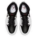 Jordan Retro 1 Mid White Black BQ6472-101