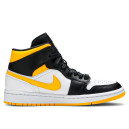 Jordan 1 Mid White Laser Orange Black CV5276-107