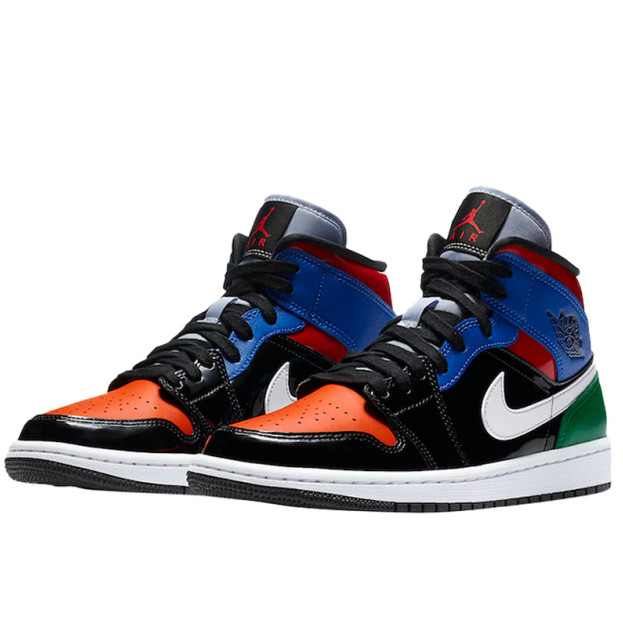 Jordan 1 Mid Multi Patent CV5276-001