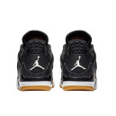 Jordan 4 Laser Black Gum Winter With FUR