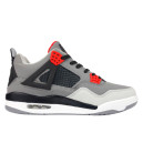 Jordan 4 Retro Grey Red Termo Winter With FLEECE