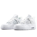 Jordan 4 Retro White Leather