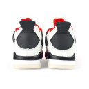 Jordan 4 White Red Winter With FUR