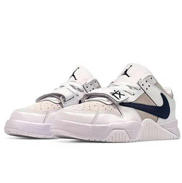 Jordan Cut The Check x Travis Scott White Beige Black