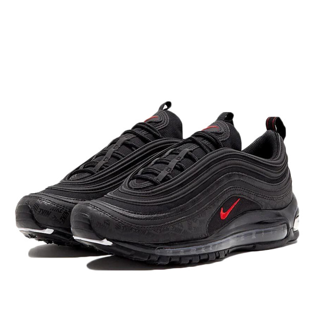 Nike Air Max 97 All-Over Print Black Red AR4259-001