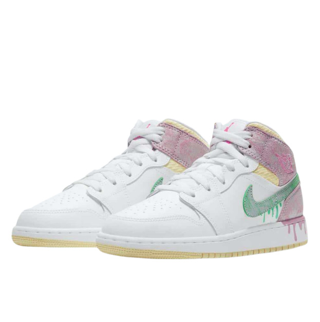 Jordan 1 Mid Paint Drip DD1667-100