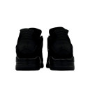Jordan 4 Retro Total Black Winter With FUR