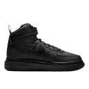 Nike Air Force 1 High Gore-Tex Boot Triple Black Winter С МЕХОМ